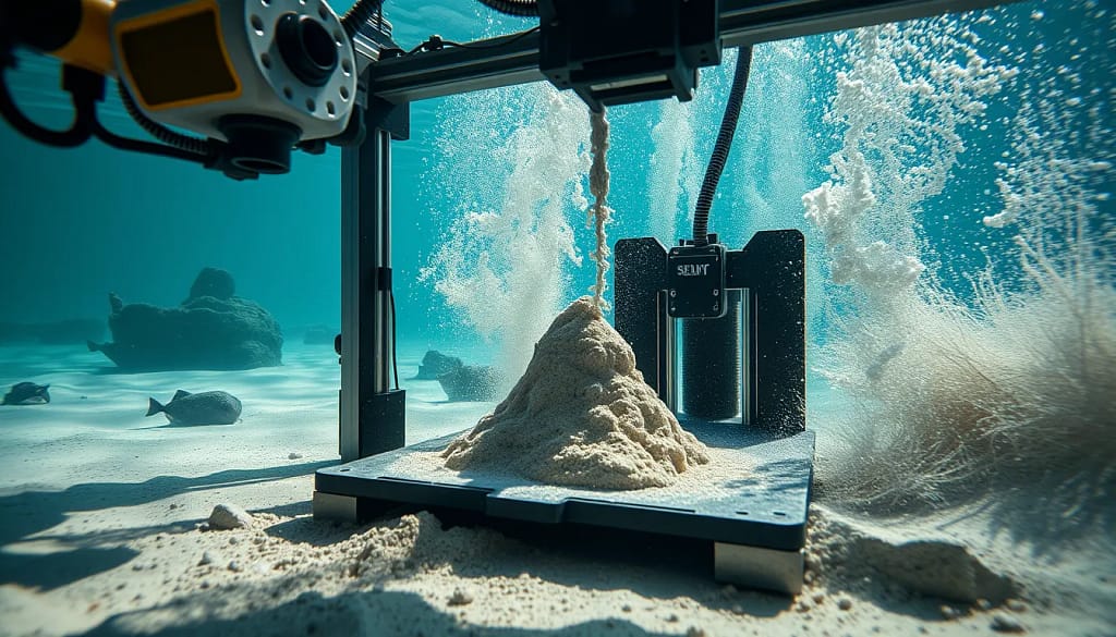 Impression 3D sous-marine utilisée dans un projet de construction en Norvège.