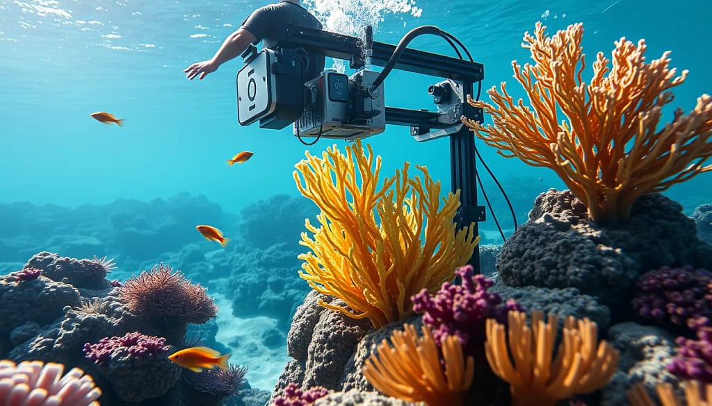 Impression 3D sous-marine pour la construction de récifs artificiels en Australie