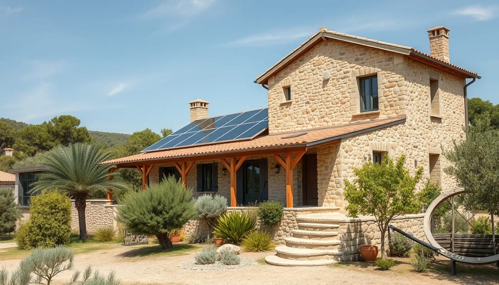 Rénovation écologique d'une maison en pierre à Draguignan